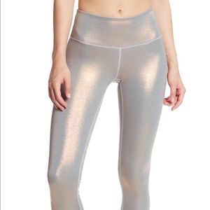 Z by Zella Sparkly Rose Gold Leggings